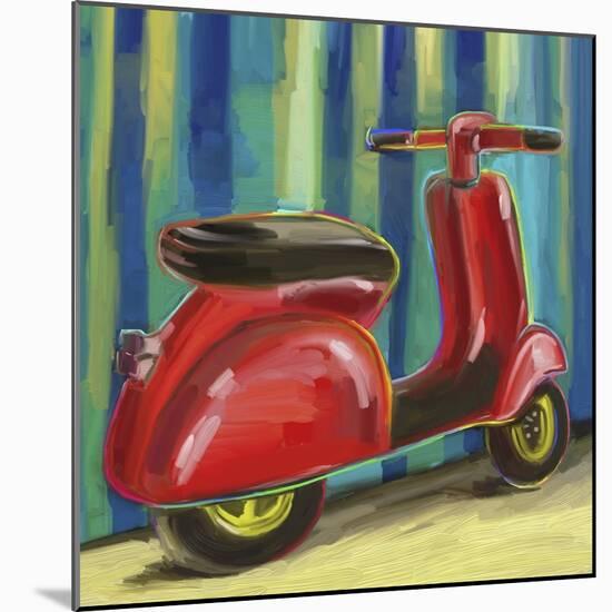 Pop Scooter-Howie Green-Mounted Giclee Print