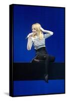 Pop Singer Kylie Minogue Performing Live on Stage During a Concert at Hammersmith Apollo-null-Stretched Canvas