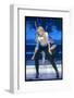 Pop Singer Kylie Minogue Performing Live on Stage During a Concert at Hammersmith Apollo-null-Framed Photographic Print