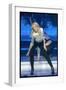 Pop Singer Kylie Minogue Performing Live on Stage During a Concert at Hammersmith Apollo-null-Framed Premium Photographic Print