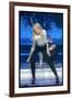 Pop Singer Kylie Minogue Performing Live on Stage During a Concert at Hammersmith Apollo-null-Framed Photographic Print