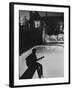 Pop Singer Ricky Nelson Sitting on Diving Board of Family Swimming Pool-Hank Walker-Framed Premium Photographic Print