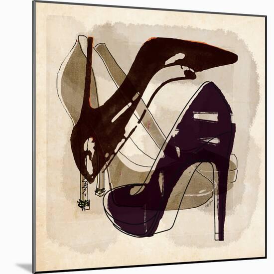 Pop Soles-Katie York-Mounted Art Print