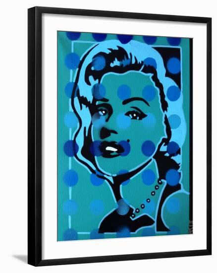 Pop Spots-Abstract Graffiti-Framed Giclee Print