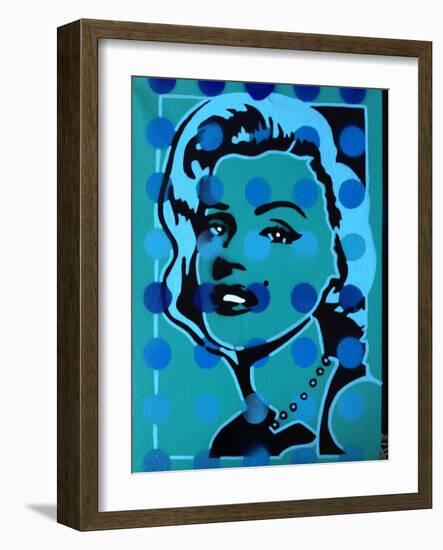 Pop Spots-Abstract Graffiti-Framed Giclee Print