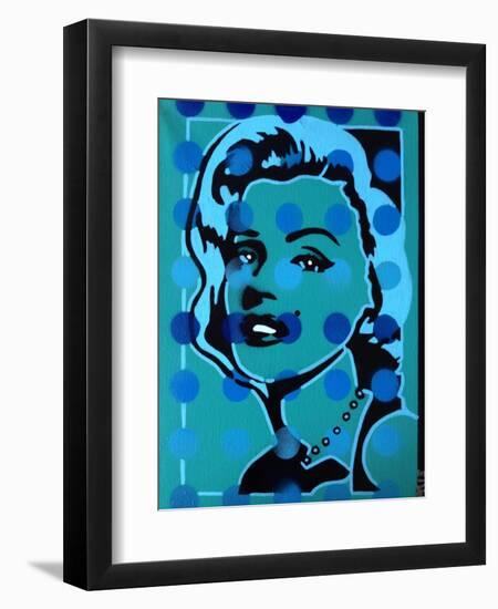 Pop Spots-Abstract Graffiti-Framed Premium Giclee Print