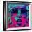 Pop Star 1-Abstract Graffiti-Framed Giclee Print