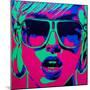 Pop Star 1-Abstract Graffiti-Mounted Giclee Print