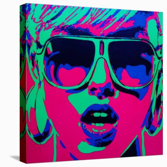 Pop Star 1-Abstract Graffiti-Stretched Canvas
