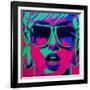 Pop Star 1-Abstract Graffiti-Framed Giclee Print