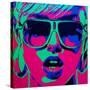 Pop Star 1-Abstract Graffiti-Stretched Canvas