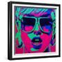 Pop Star 1-Abstract Graffiti-Framed Giclee Print