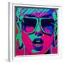 Pop Star 1-Abstract Graffiti-Framed Giclee Print