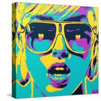 Pop Star 2-Abstract Graffiti-Stretched Canvas