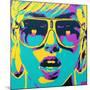 Pop Star 2-Abstract Graffiti-Mounted Giclee Print