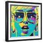 Pop Star 2-Abstract Graffiti-Framed Giclee Print