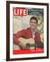 Pop Star Ricky Nelson, December 1, 1958-Ralph Crane-Framed Photographic Print