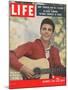 Pop Star Ricky Nelson, December 1, 1958-Ralph Crane-Mounted Photographic Print