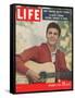 Pop Star Ricky Nelson, December 1, 1958-Ralph Crane-Framed Stretched Canvas