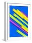 Pop Straws Collection - Blue & Colourful-Philippe Hugonnard-Framed Photographic Print