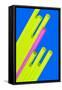 Pop Straws Collection - Blue & Green II-Philippe Hugonnard-Framed Stretched Canvas