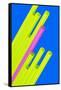 Pop Straws Collection - Blue & Green II-Philippe Hugonnard-Framed Stretched Canvas