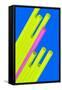 Pop Straws Collection - Blue & Green II-Philippe Hugonnard-Framed Stretched Canvas