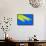 Pop Straws Collection - Blue & Green-Philippe Hugonnard-Framed Stretched Canvas displayed on a wall