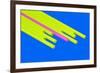 Pop Straws Collection - Blue & Green-Philippe Hugonnard-Framed Photographic Print