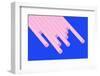 Pop Straws Collection - Blue & Light Pink-Philippe Hugonnard-Framed Photographic Print