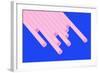 Pop Straws Collection - Blue & Light Pink-Philippe Hugonnard-Framed Photographic Print