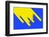 Pop Straws Collection - Blue & Yellow-Philippe Hugonnard-Framed Photographic Print