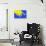 Pop Straws Collection - Blue & Yellow-Philippe Hugonnard-Stretched Canvas displayed on a wall