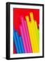 Pop Straws Collection - Colourful & Red III-Philippe Hugonnard-Framed Photographic Print