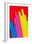 Pop Straws Collection - Colourful & Red III-Philippe Hugonnard-Framed Photographic Print