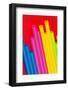 Pop Straws Collection - Colourful & Red III-Philippe Hugonnard-Framed Photographic Print