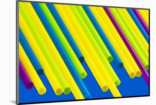 Pop Straws Collection - Colourful-Philippe Hugonnard-Mounted Photographic Print