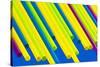 Pop Straws Collection - Colourful-Philippe Hugonnard-Stretched Canvas