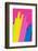 Pop Straws Collection - Dark Pink & Colourful-Philippe Hugonnard-Framed Photographic Print