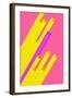 Pop Straws Collection - Dark Pink & Yellow-Philippe Hugonnard-Framed Photographic Print