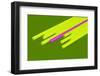 Pop Straws Collection - Green & Pink-Philippe Hugonnard-Framed Photographic Print