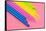 Pop Straws Collection - Light Pink & Colourful II-Philippe Hugonnard-Framed Stretched Canvas