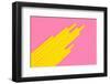 Pop Straws Collection - Light Pink & Yellow-Philippe Hugonnard-Framed Photographic Print