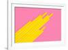 Pop Straws Collection - Light Pink & Yellow-Philippe Hugonnard-Framed Photographic Print