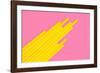 Pop Straws Collection - Light Pink & Yellow-Philippe Hugonnard-Framed Photographic Print