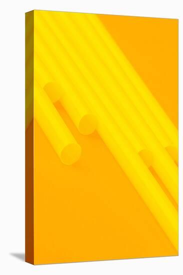 Pop Straws Collection - Orange & Yellow III-Philippe Hugonnard-Stretched Canvas