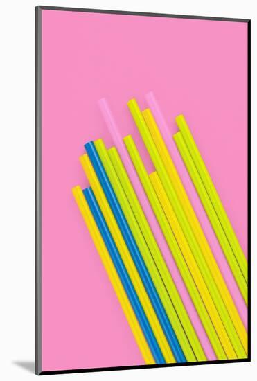 Pop Straws Collection - Pink & Colourful-Philippe Hugonnard-Mounted Photographic Print