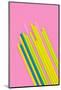 Pop Straws Collection - Pink & Colourful-Philippe Hugonnard-Mounted Photographic Print