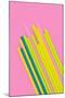 Pop Straws Collection - Pink & Colourful-Philippe Hugonnard-Mounted Photographic Print