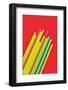 Pop Straws Collection - Red & Colourful-Philippe Hugonnard-Framed Photographic Print